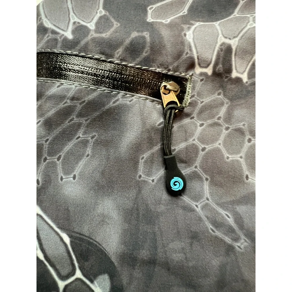 Coastal DNA Board Shorts Men 38 Blue DNA Grey Scale 4-Way Stretch Swim Trunk G14